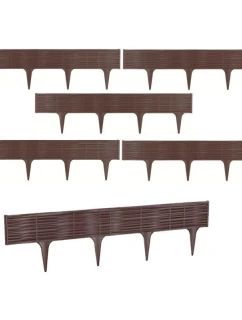 GARDEN PALISADA BORDER Prútené obruby trávnika 390CM hnedé detské