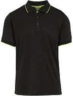 Regatta TRS 264 Piqué polokošeľa „Navigate“ 36.S264 čierna/limetkovozelená