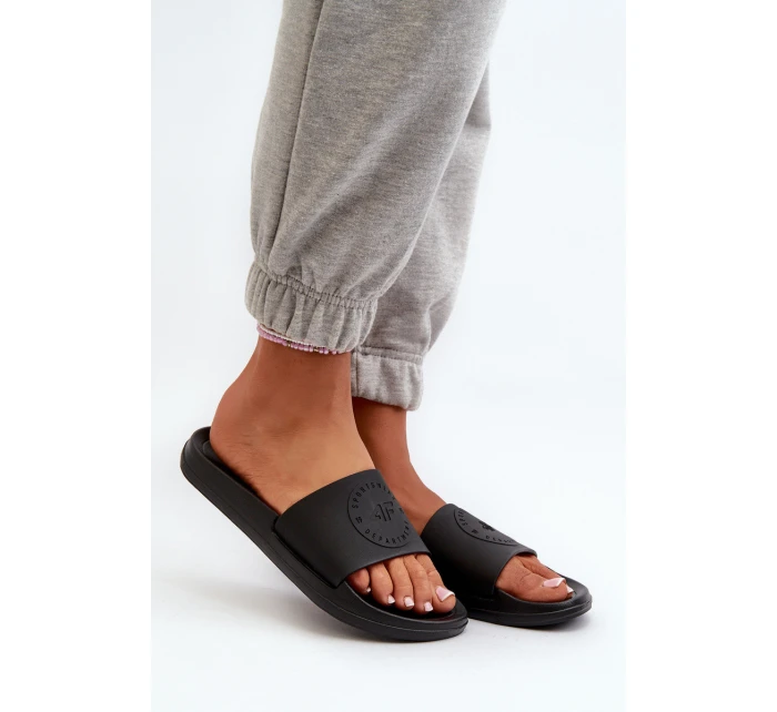 Damskie Klapki 4FMM00FFLIF045-20S Czarne