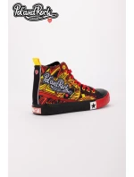 Trampki Pol'and'Rock Festival X Big Star SS174501 Czarno-Czerwone