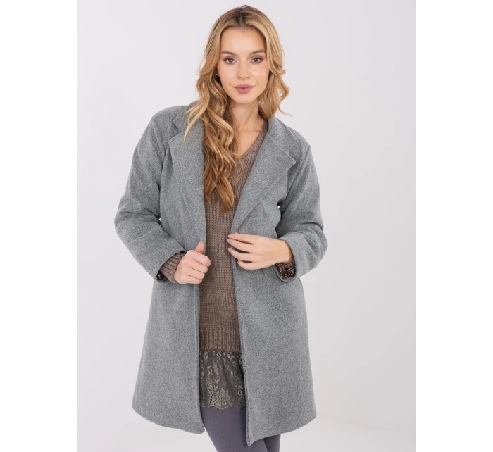 Płaszcz IT PL model 21782323 ciemny szary - FPrice