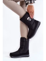 Dámske snežnice so zipsom Progress PROGJ-21-09 Black Dámske snežnice so zipsom Progress PROGJ-21-09 Black