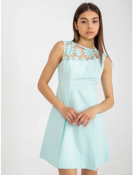 Dámske šaty SK 057-1.36P svetlo modrá - FPrice