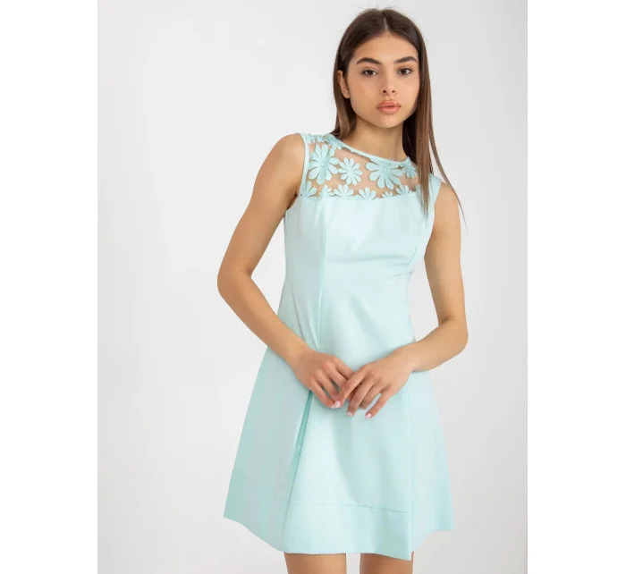 Dámske šaty SK 057-1.36P svetlo modrá - FPrice