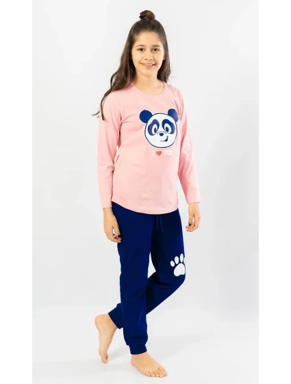 Dětské pyžamo dlouhé model 15749318 - Vienetta Kids Dětské pyžamo dlouhé model 15749318 - Vienetta Kids
