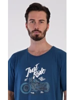 Pánská noční košile s krátkým rukávem Samuel Pánská noční košile s krátkým rukávem Samuel