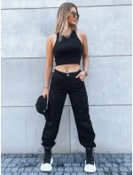 Dámské padákové kalhoty černé model 21970859 - FashionStreet