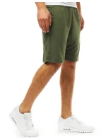 Pánské krátké teplákové kraťasy zelené Dstreet model 21977348 - FashionStreet