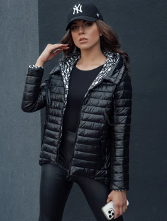 Dámska obojstranná prechodná bunda JIMA čierna FashionStreet TY4506
