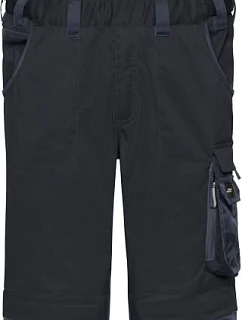 JN (4260) Pracovní kalhoty s laclem Strong black/carbon model 22533208 - Daiber