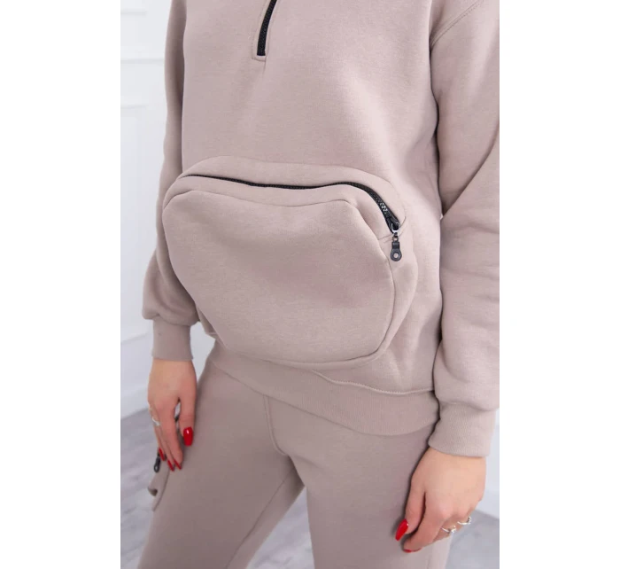 Izolačná sada s ozdobným vreckom béžová