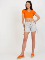 Szorty model 21175298 granatowy - FPrice