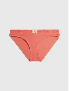 Dámsky plavkový spodný diel bikín KW0KW01990 SM9 koralová - Calvin Klein
