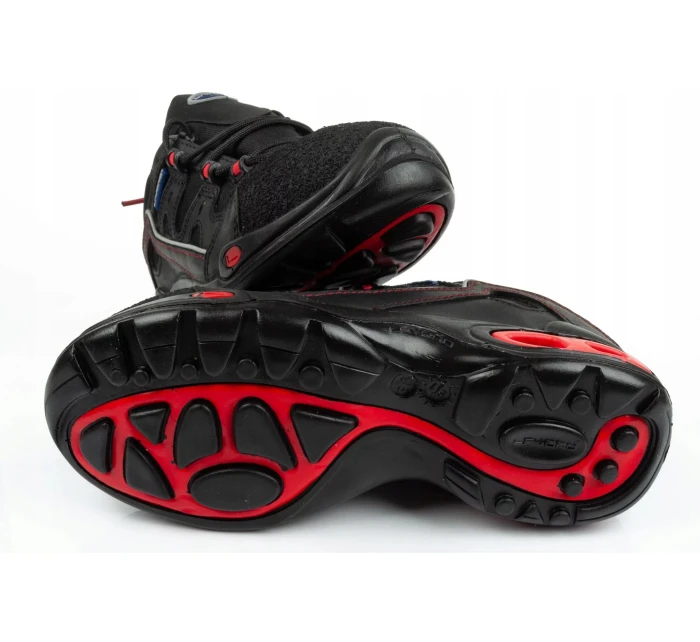 Dámske športové sandále MIAMI 1476.30 Black with red - Lavoro