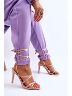 Sandále na šnurovanie model 179630 Step in style