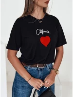 Dámské tričko černé model 21976458 - Dstreet Dámské tričko černé model 21976458 - Dstreet