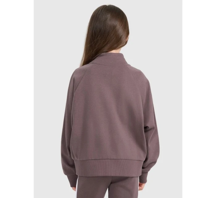 Dívčí mikina s kapucí model 21730562 - 4F Dívčí mikina s kapucí model 21730562 - 4F