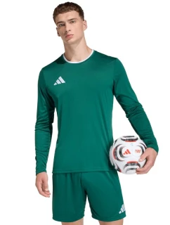Pánske tričko adidas Entrada 26 s dlhým rukávom zelené KF5846