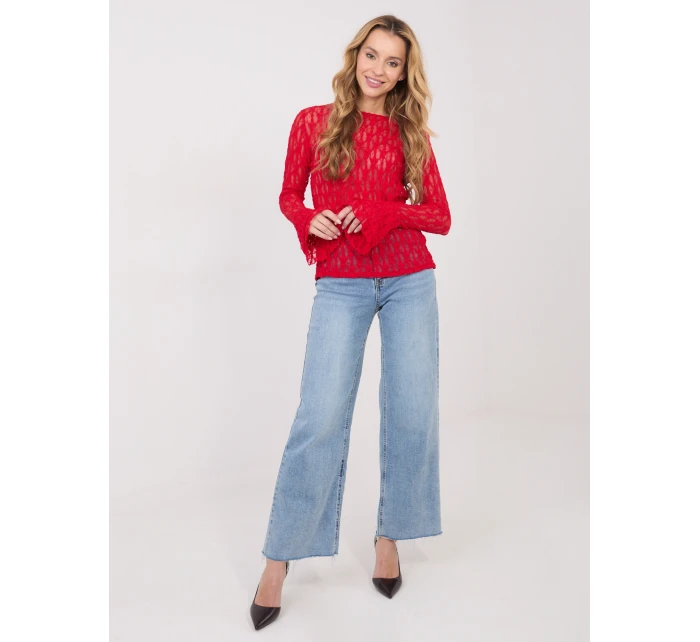 Bluzka IT BZ model 21886097 czerwony - FPrice Bluzka IT BZ model 21886097 czerwony - FPrice