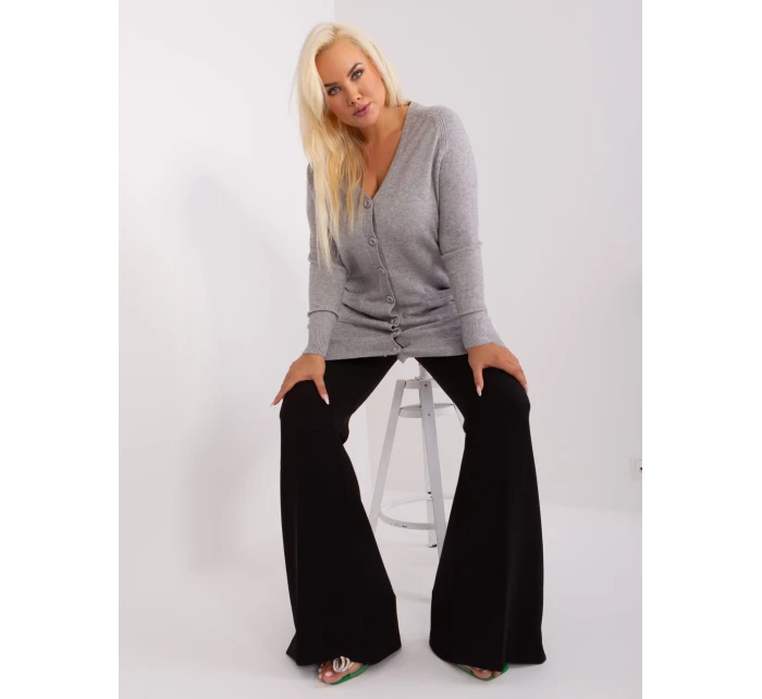 Sweter PM SW model 18909245 szary - FPrice Sweter PM SW model 18909245 szary - FPrice