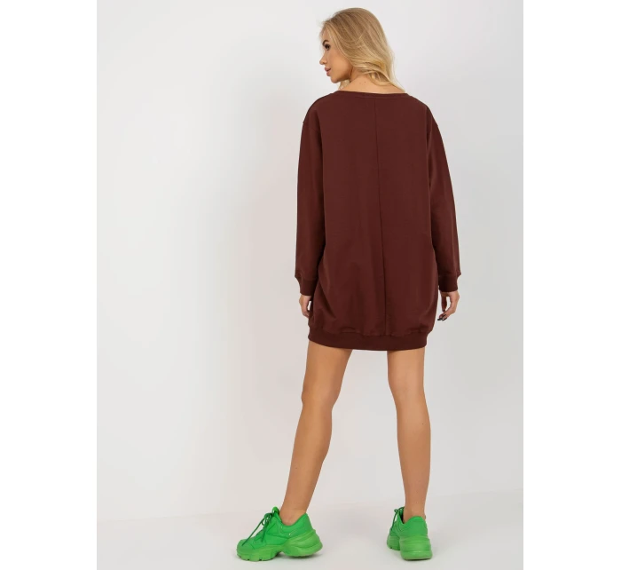 Mikina VI BL 3212.15X tmavo hnedá Mikina VI BL 3212.15X tmavo hnedá