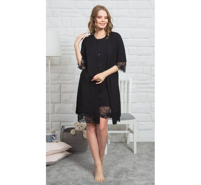 Dámský župan s noční košilí model 14547073 - Vienetta Secret