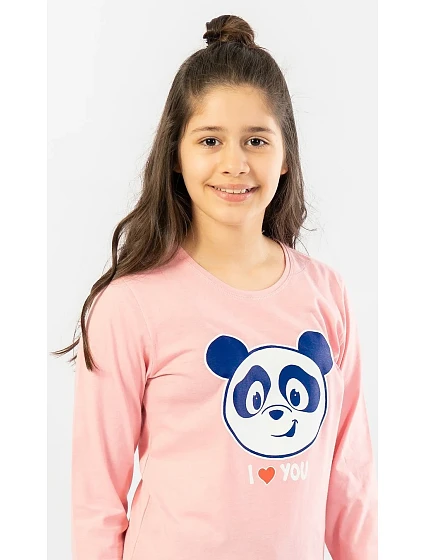 Dětské pyžamo dlouhé model 22408629 - Vienetta Kids Dětské pyžamo dlouhé model 22408629 - Vienetta Kids
