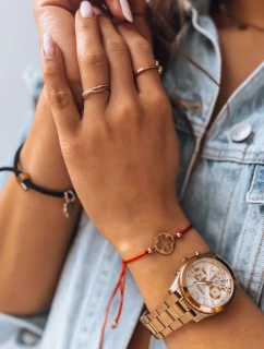 Náramok HEARTBEAT červený FashionStreet LY0084