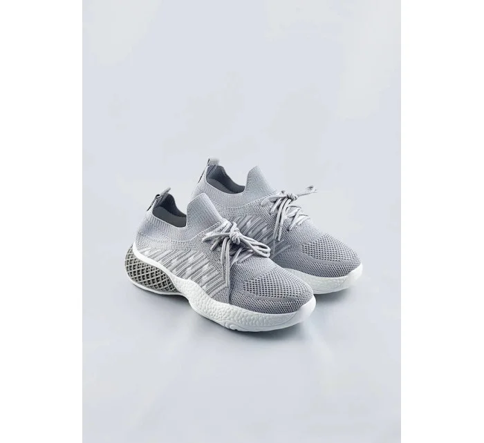 Šedé dámske azúrové sneakersy (JY21-2) Šedé dámske azúrové sneakersy (JY21-2)