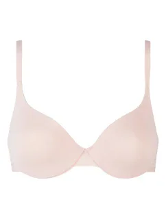 Dámska hladká vystužená podprsenka DIM INVISIFREE PADDED BRA - DIM - svetlo ružová