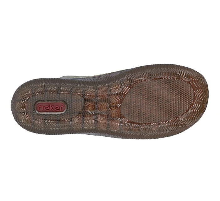 Dámské pohodlné zelené polobotky model 21910639 - Rieker