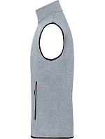 JN Pánská pletená fleecová vesta se stojáčkem 02.0 light grey model 22489664 - Daiber