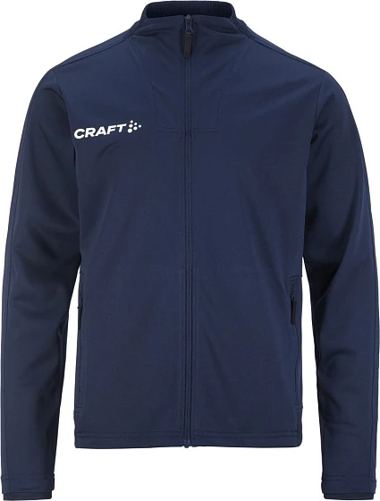 Craft Teamwear Evolve 2.0 Full Zip Jacket Jr Detská tréningová bunda 82.4763 námornícka modrá Craft Teamwear Evolve 2.0 Full Zip Jacket Jr Detská tréningová bunda 82.4763 námornícka modrá