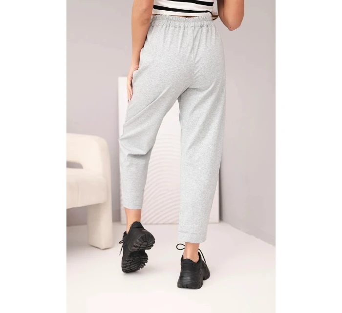 Nohavice s vreckami Summer Punto sivé