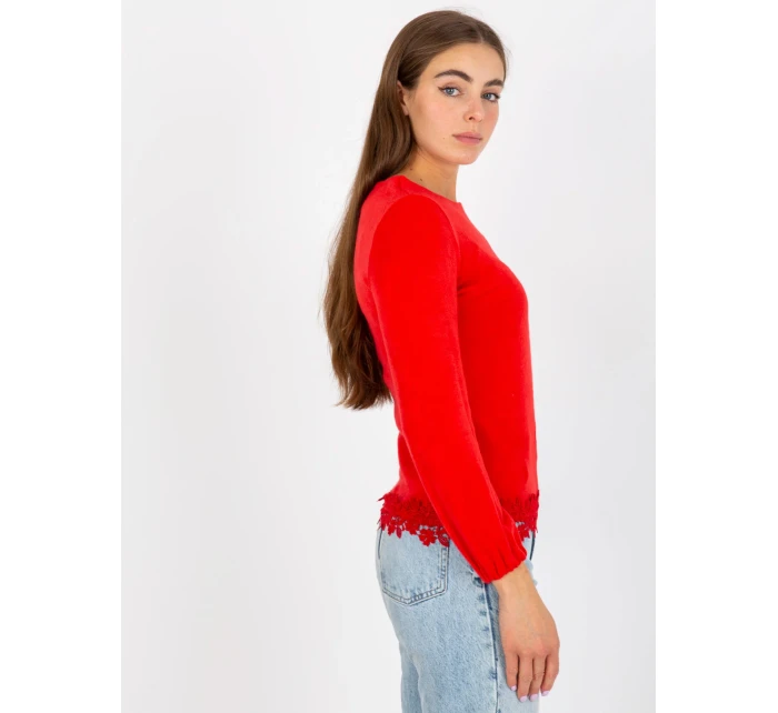 Blúzka LK BZ 506786.58P červená