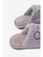 Detské papuče s kožušinou - modré Norene