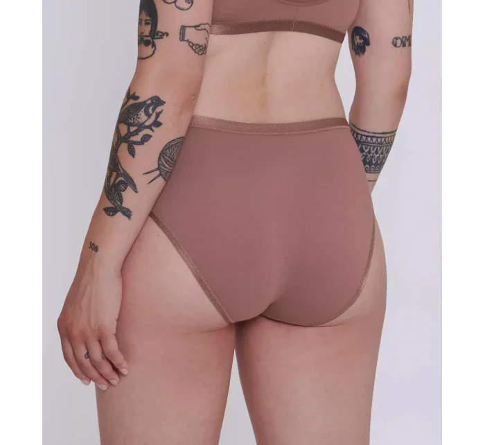 Dámske nohavičky Romance Tai - BROWN - hnedá 1141 - SLOGGI Dámske nohavičky Romance Tai - BROWN - hnedá 1141 - SLOGGI