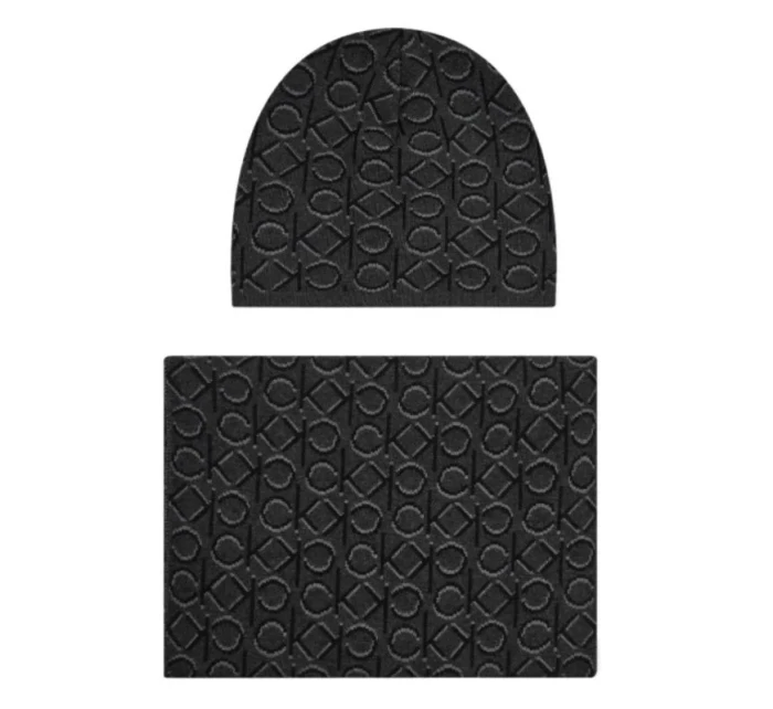 Calvin Klein Shadow Monogram M K50K507498 čiapka + šál