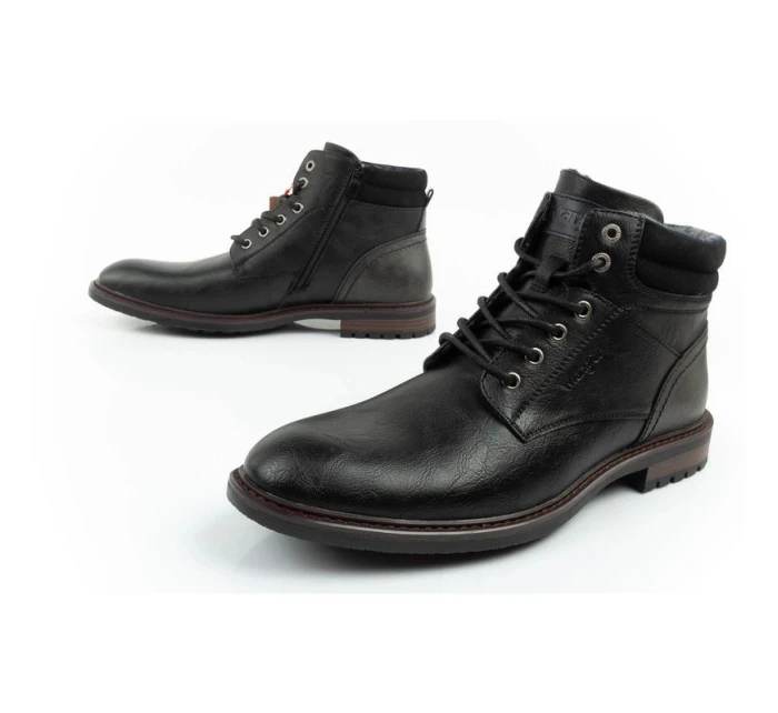 Pánske topánky Wrangler George sable smart fashionable black