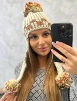 Dámska klapka na uši Nadia K321 béžová