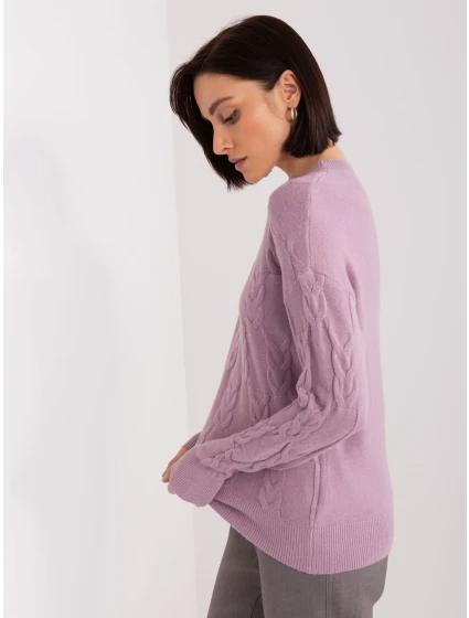 Sweter AT SW model 19040889 fioletowy - FPrice