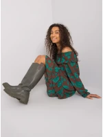 Šaty DHJ SK model 16283501 hnědá - FPrice Šaty DHJ SK model 16283501 hnědá - FPrice