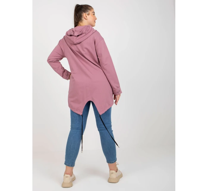 Mikina RV BL 8266.34P tmavo ružová