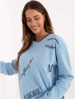 Blúzka RV BL A968.00 svetlomodrá