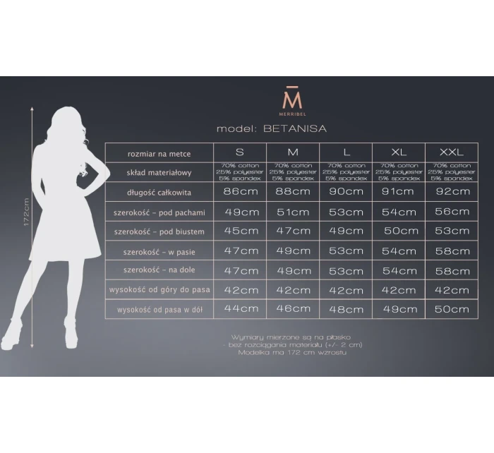 Betanisa Červené šaty - Merribel