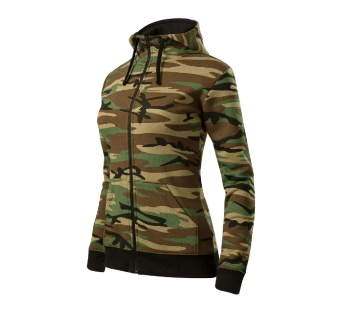 Camo Zipper mikina dámská camouflage brown Camo Zipper mikina dámská camouflage brown