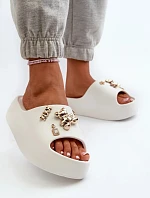 Papuče 4AX-15 white - Krok vo veľkom štýle