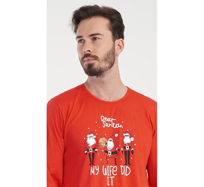 Pánske pyžamo dlhé Santa