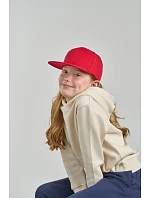 Kid Snap Dětská 6 panelová kšiltovka red model 22411071 - Atlantis Headwear Kid Snap Dětská 6 panelová kšiltovka red model 22411071 - Atlantis Headwear