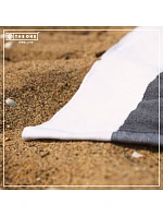The One Towelling Plážový uterák „Stripe“ 48.1056 antracitová/svetlosivá The One Towelling Plážový uterák „Stripe“ 48.1056 antracitová/svetlosivá
